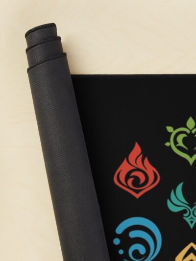 Alternative view of Genshin Impact All Elements Mouse Pad