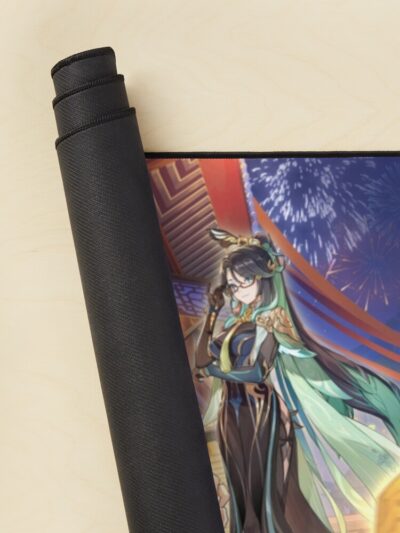 Alternative view of Gaming Genshin Impact 4 4 Key Illustration Mouse Pad