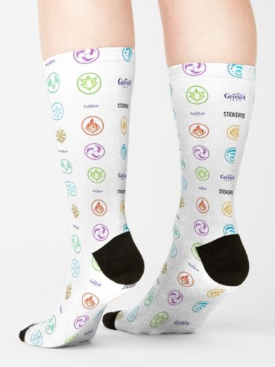 Alternative view of Genshin Impact Circle Pack Socks