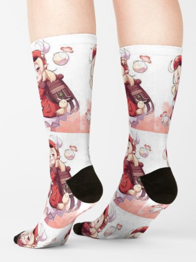 Alternative view of Klee Genshin Impact Socks