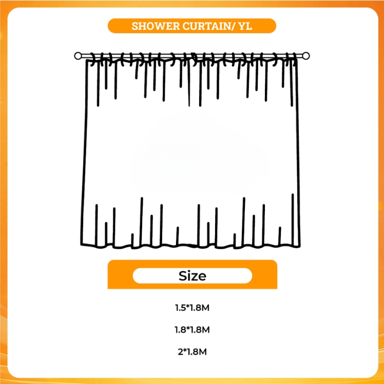 3D shower curtain - Genshin Impact UK Shop
